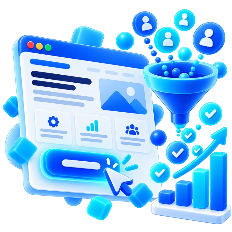 Conversion optimization to turn website visitors into leads